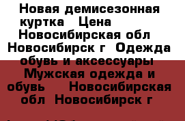 Новая демисезонная куртка › Цена ­ 2 700 - Новосибирская обл., Новосибирск г. Одежда, обувь и аксессуары » Мужская одежда и обувь   . Новосибирская обл.,Новосибирск г.